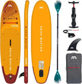 Aqua Marina - Tavola SUP Gonfiabile Fusion con Pagaia Dual Tech, Verde, Set Completo 330x81x15 cm