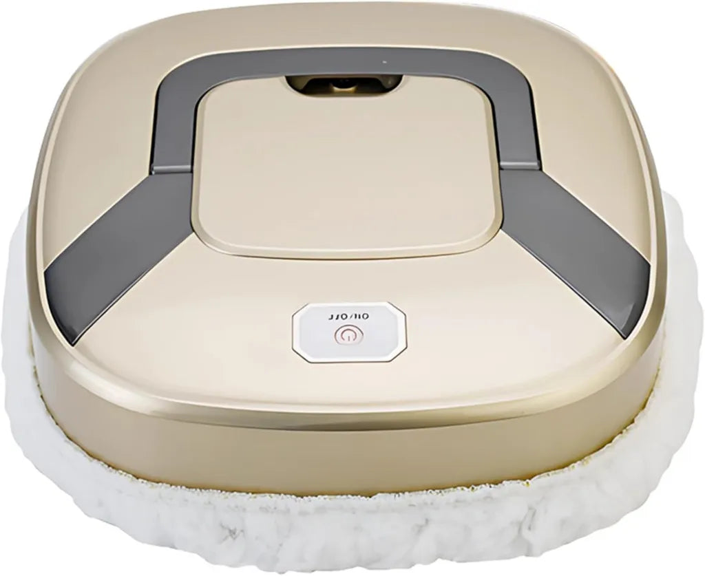 Aspira e Lava Robot per Pavimenti, Macchina Intelligente con Batteria 3600mAh, Pulizia Automatica, Adatto a Superfici Dure, Colore Oro