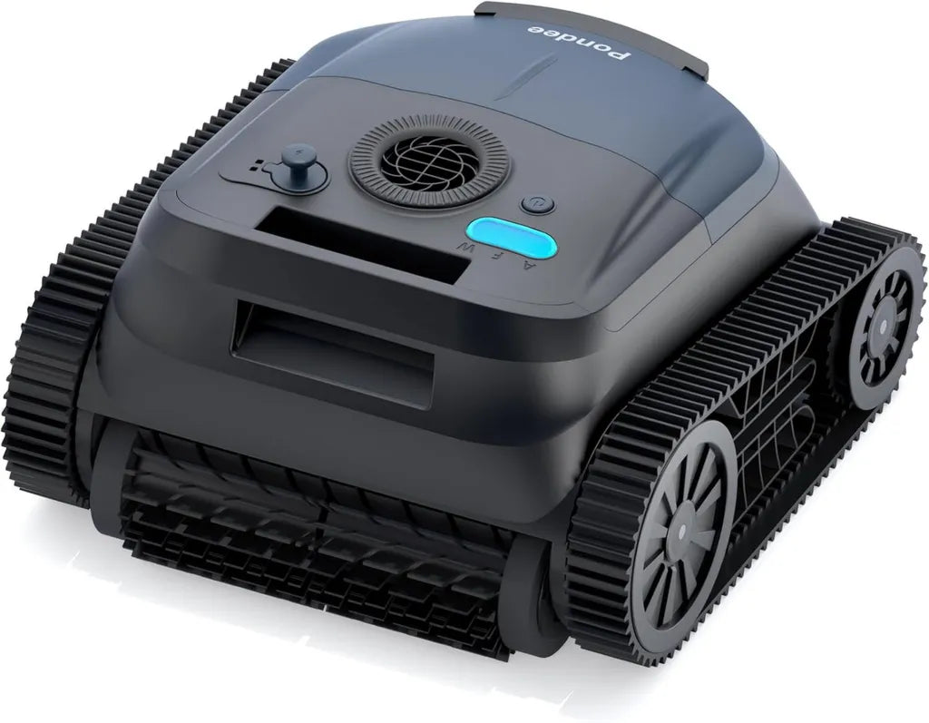 Pondee X5 Robot Senza Fili per Pulizia Piscina, 21 m³/h Potenza di Aspirazione, Navigazione Intelligente, 3 Motori Brushless, Autonomia 180 Minuti, Adatto Fino a 300m²