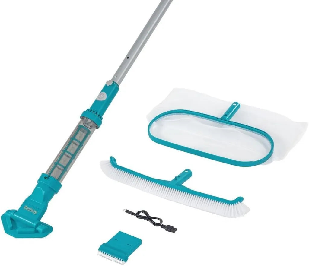 Set Manutenzione Piscina Bestway AquaSurge in Blu