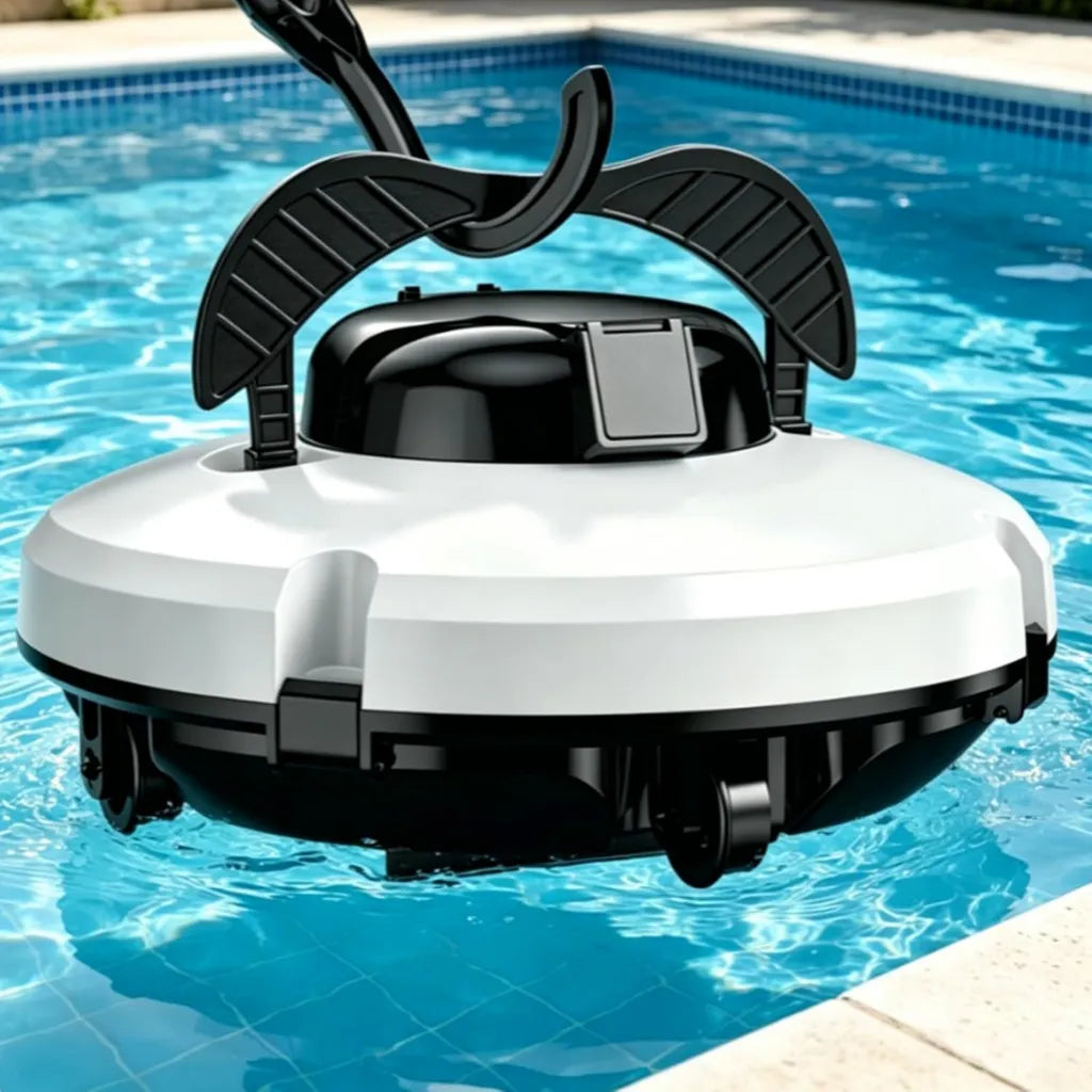 Robot per Pulizia Piscina con Doppi Motori e Filtro Precisione, Autonomia 120 Minuti