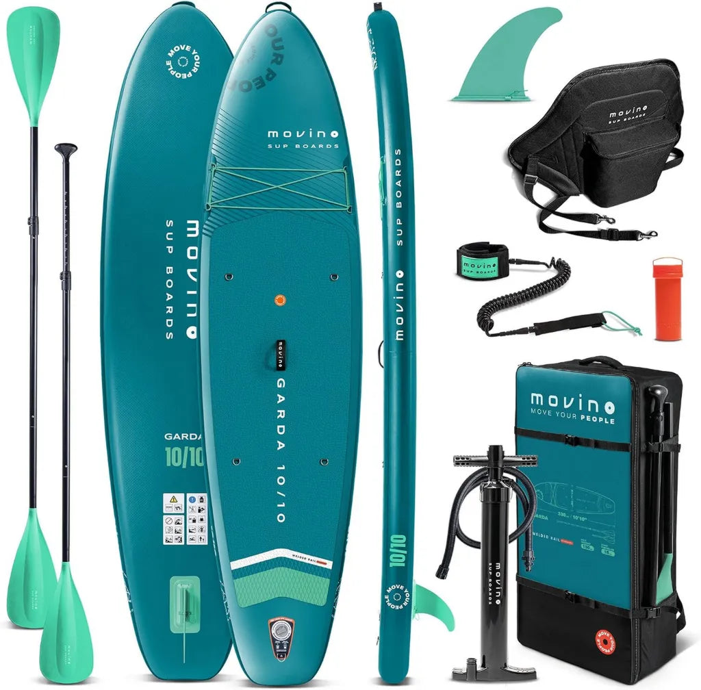 Tavola SUP Gonfiabile Movino Garda Allround 10'10' con Accessori Completi, Leggera 330 cm