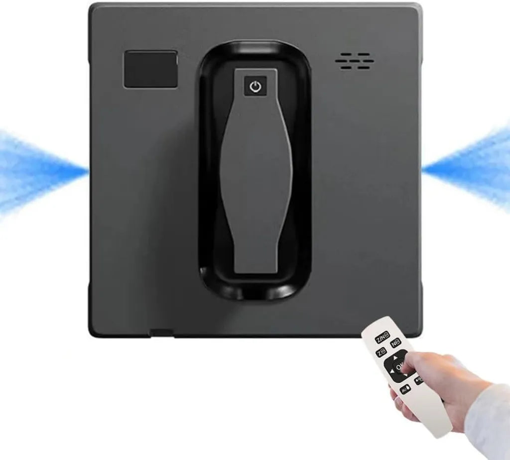 Robot lavavetri intelligente con doppio spray, 3200 Pa, 3 modalità di pulizia, batteria 500 mAh, telecomando e app, colore nero
