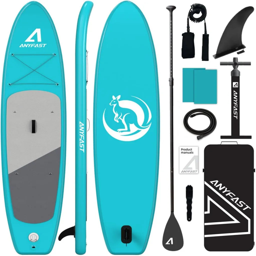 Tavola SUP Gonfiabile 11'x35' Ultra Stabile per Pesca con Accessori Completi