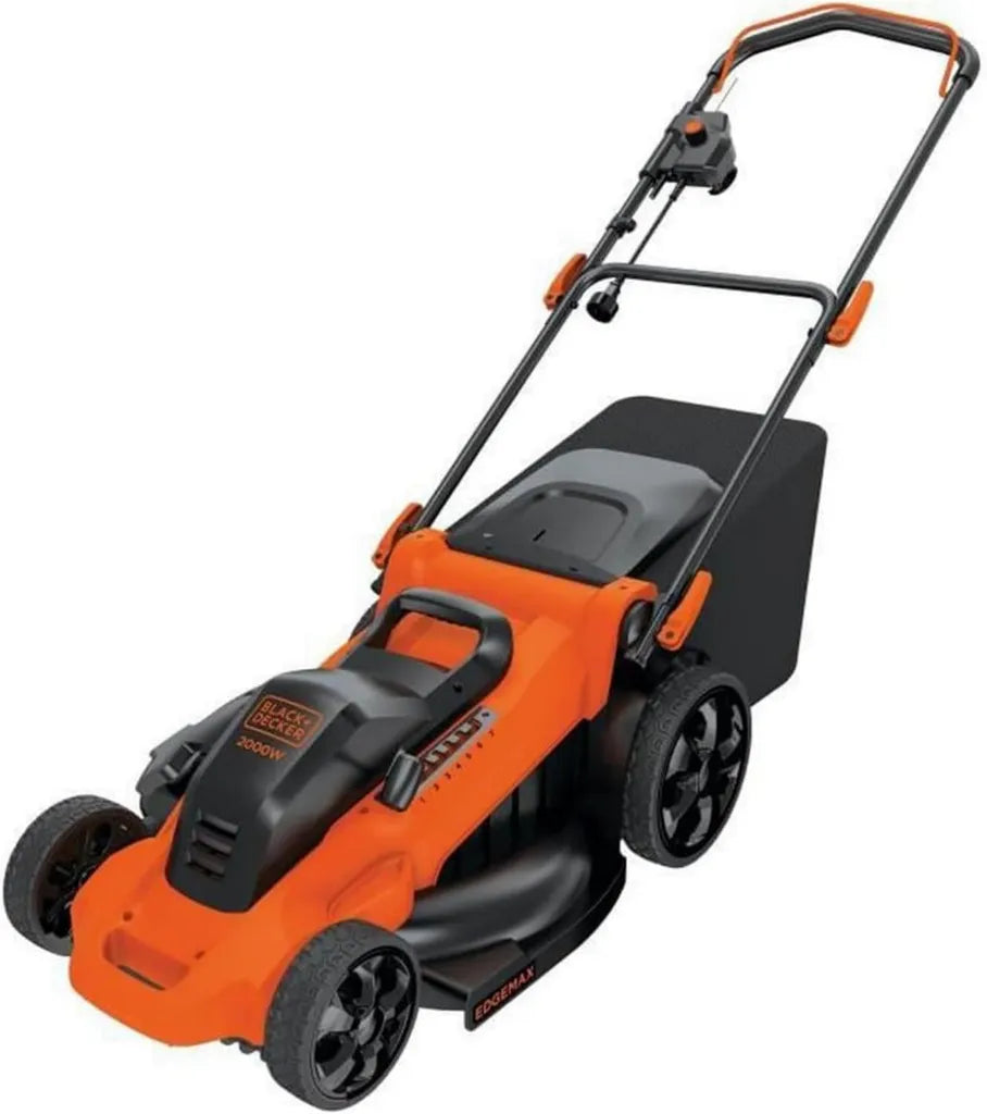 BLACK+DECKER Tosaerba Elettrico, Potenza 2000W, Taglio 48 cm, Giardinaggio Efficiente