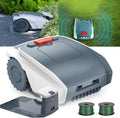 Robot Tosaerba Intelligente 1500m², App Control, Mappatura Automatica, Navigazione Smart, Sensore Pioggia, Silenzioso 55db, Impermeabile, Altezza Regolabile 20-55mm, Grigio