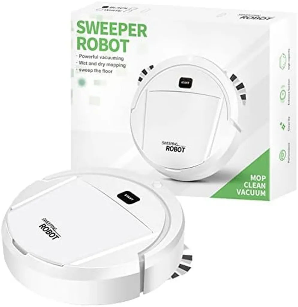 Robot Aspirapolvere Intelligente SWZEC Cozey Maison CLEANAIR BOT per Pulizia Efficiente - Bianco