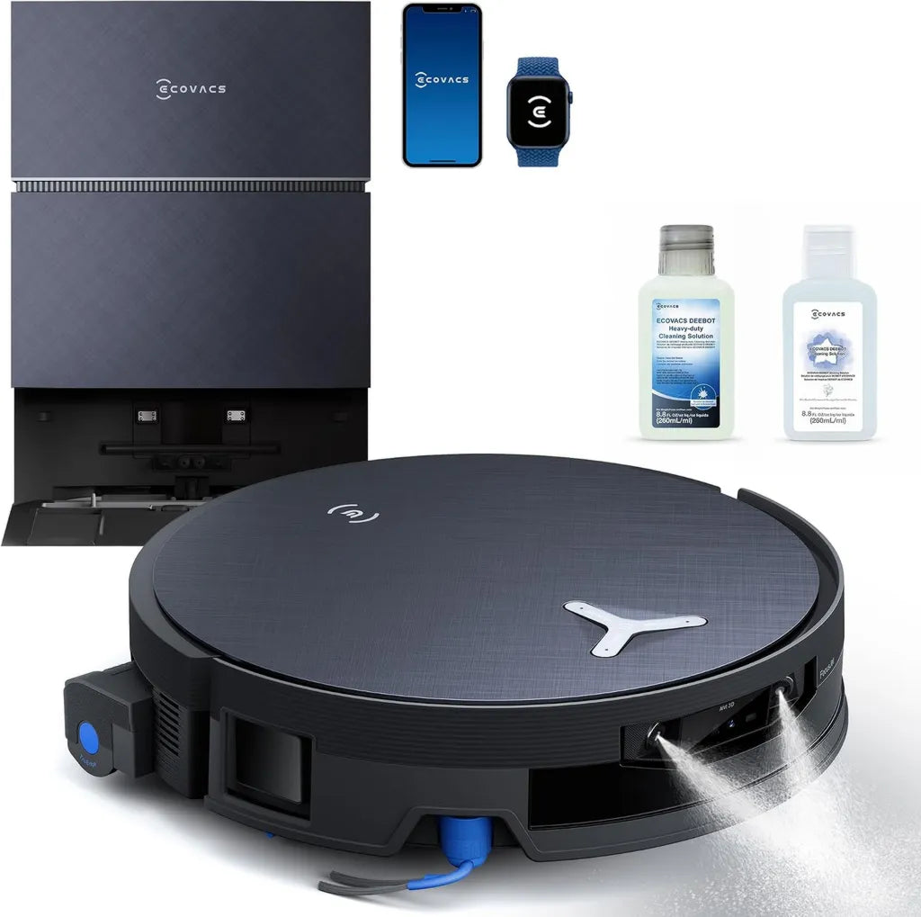 Robot Aspirapolvere ECOVACS DEEBOT X12 PRO con Stazione Auto-Svuotante e Mop Avanzato