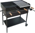 Griglia Barbecue a Carbonella Cruccolini 51x97 cm Regolabile per Feste