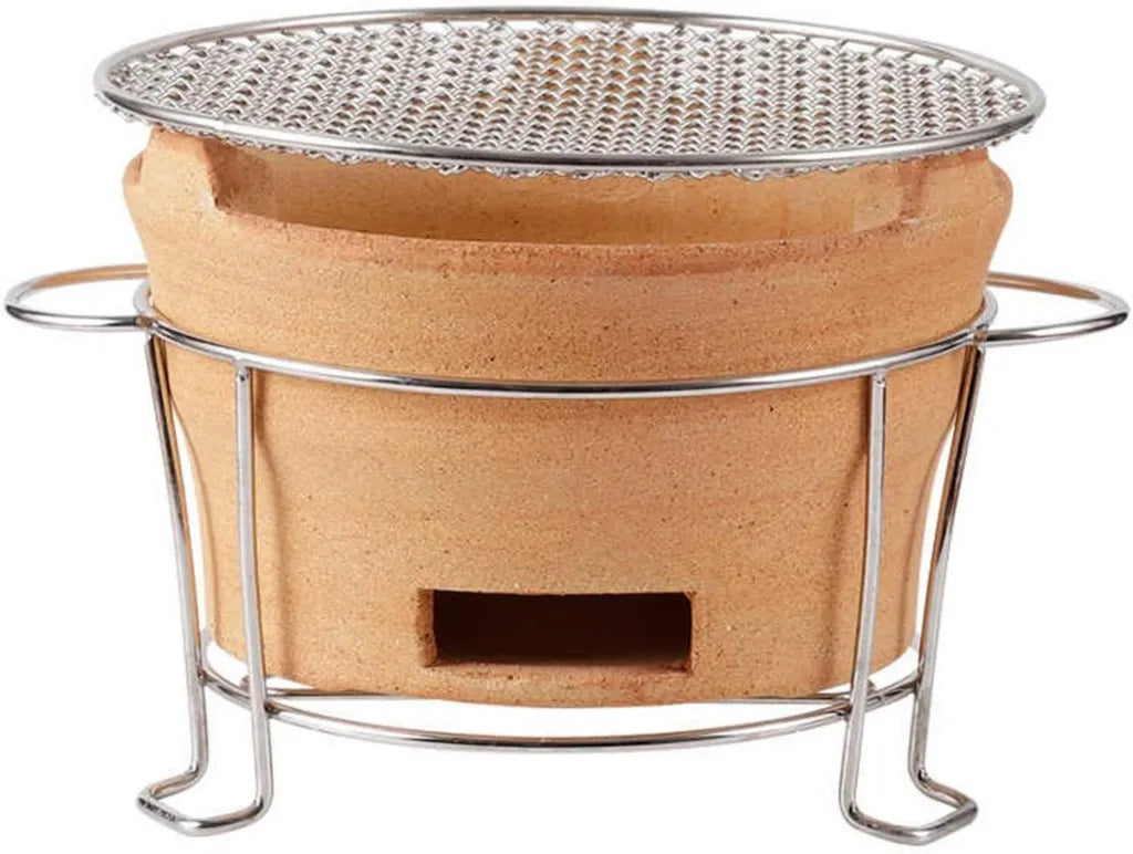 Stufa a carbone compatta - Griglia portatile per interni ed esterni, ideale per campeggio e picnic
