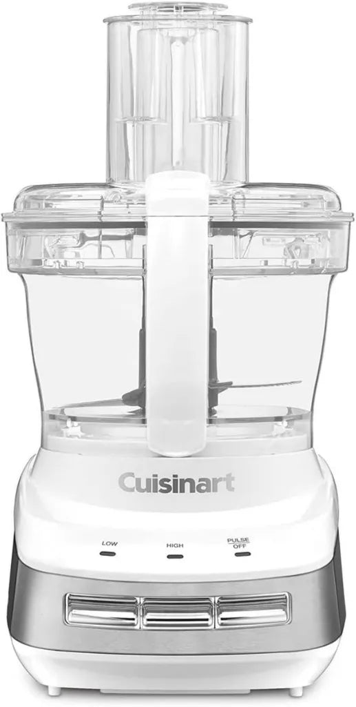 Cuisinart Robot da Cucina 10 Tazze FP-110, Bianco e Acciaio Inox