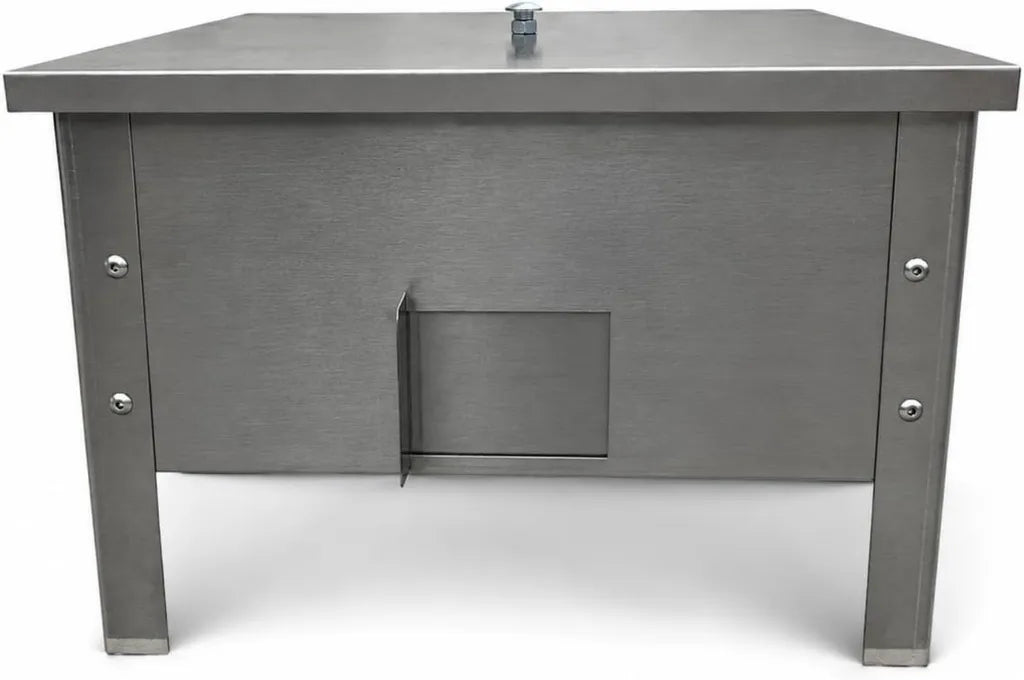 Griglia a Carbonella Portatile con Coperchio - BBQ da Tavolo Compatto per Picnic