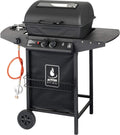 Barbecue a gas ACTIVA con pietre laviche e carrello, copertura inclusa