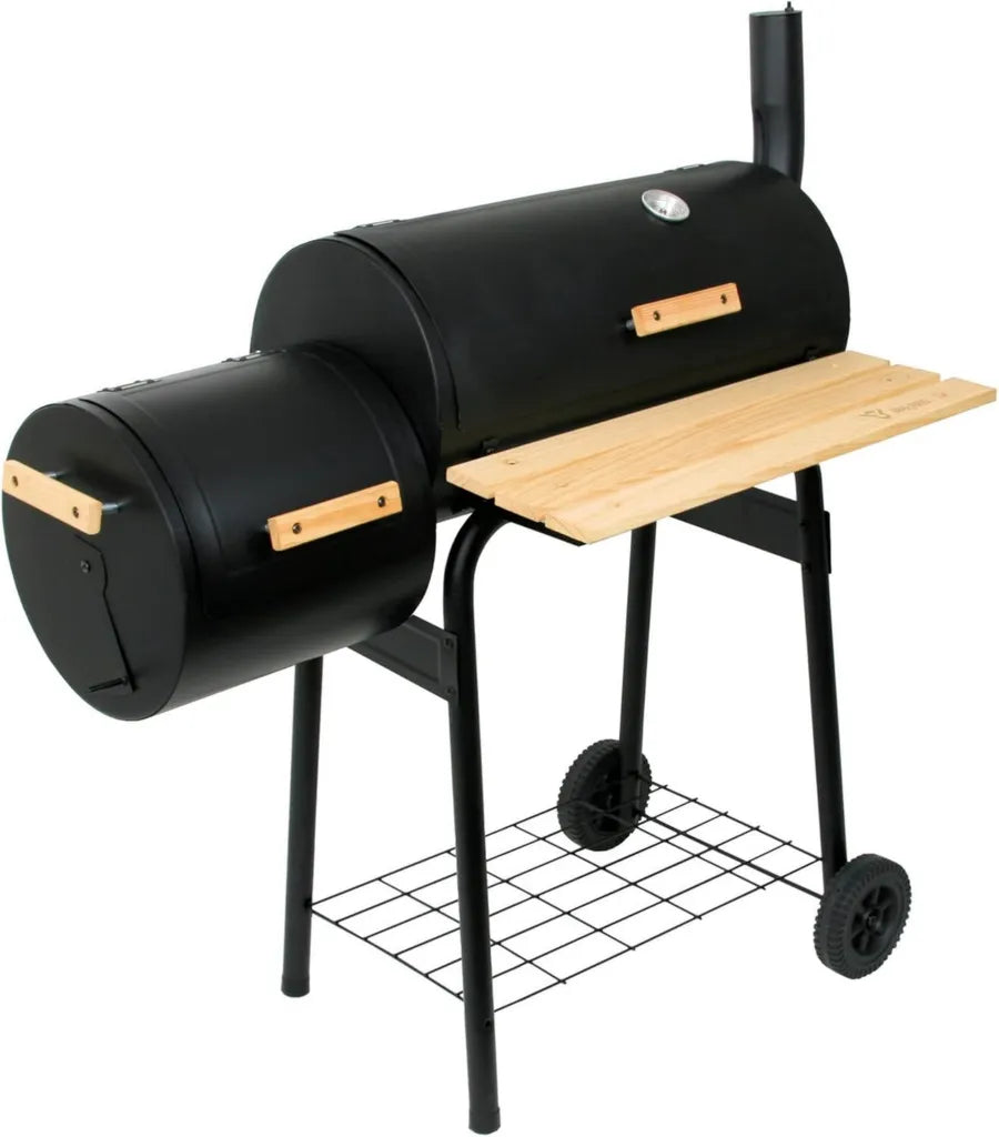 Affumicatore BBQ-Toro con Carrello | Griglia a Carbone Multiuso