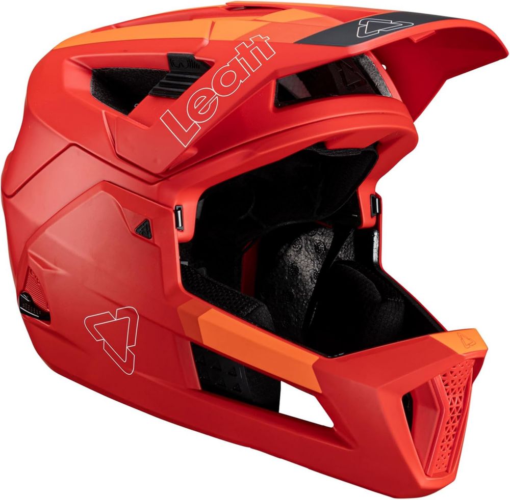Leatt Casco MTB Enduro 4.0 V24 con Mentoniera Amovibile e Certificazione DH