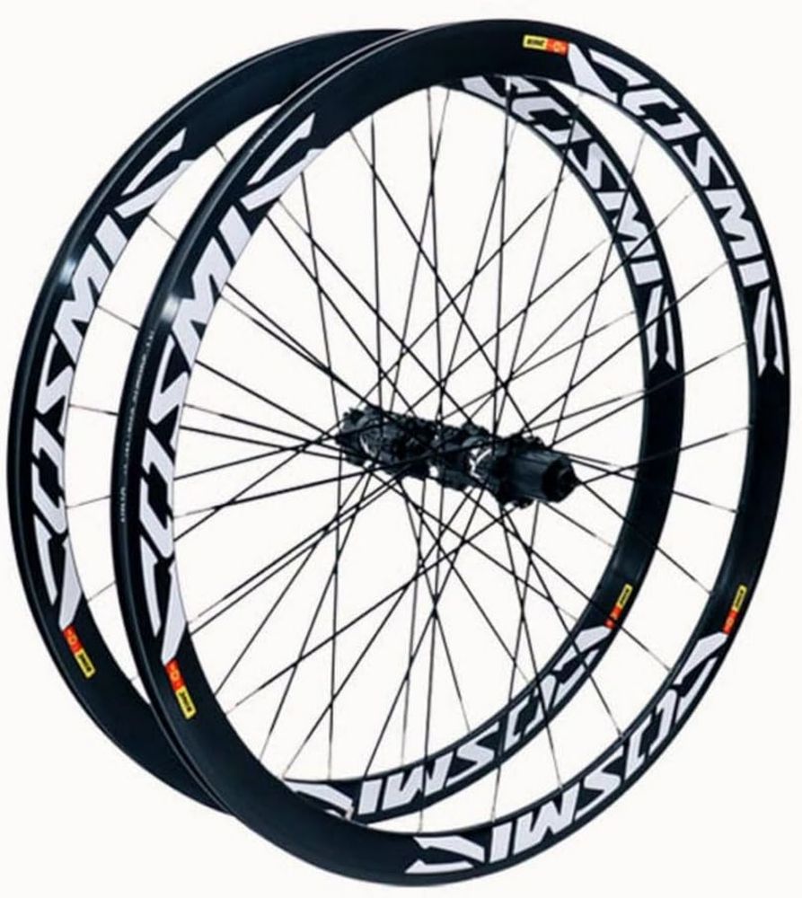 Ruote in Alluminio 700C per Bici da Strada con Cerchione a Doppia Parete e Freno a Disco