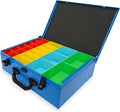 Syncro System Valigetta portaminuterie in metallo furgone officina mobile: struttura mobile, modulare, 44 × 34 × 13 cm, per officina e fai da te