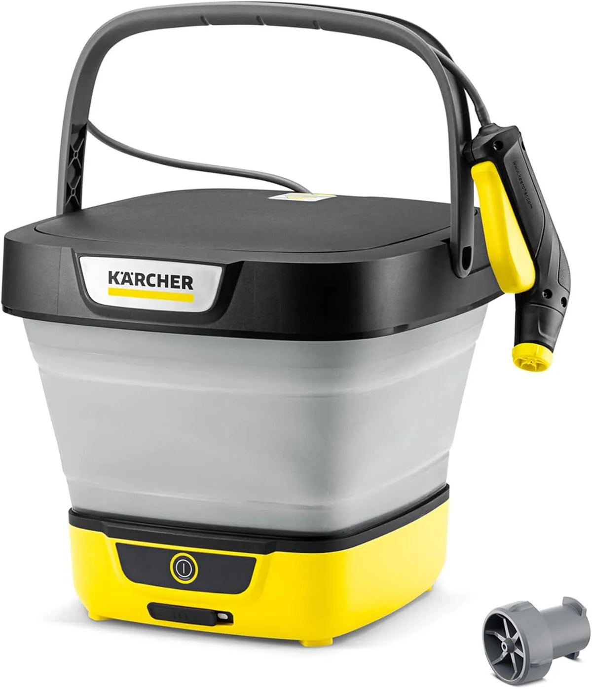 Kärcher Idropulitrice e pulitrice ad alta pressione – struttura mobile, pieghevole, design portatile, 1,8 m, 8 l