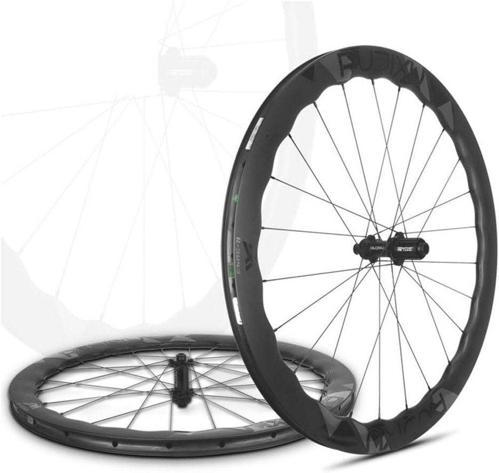 Cerchi in fibra di carbonio per bici da strada, compatibili con freni a disco e cassette 8-12 velocità, adatti per tubeless e copertoncino