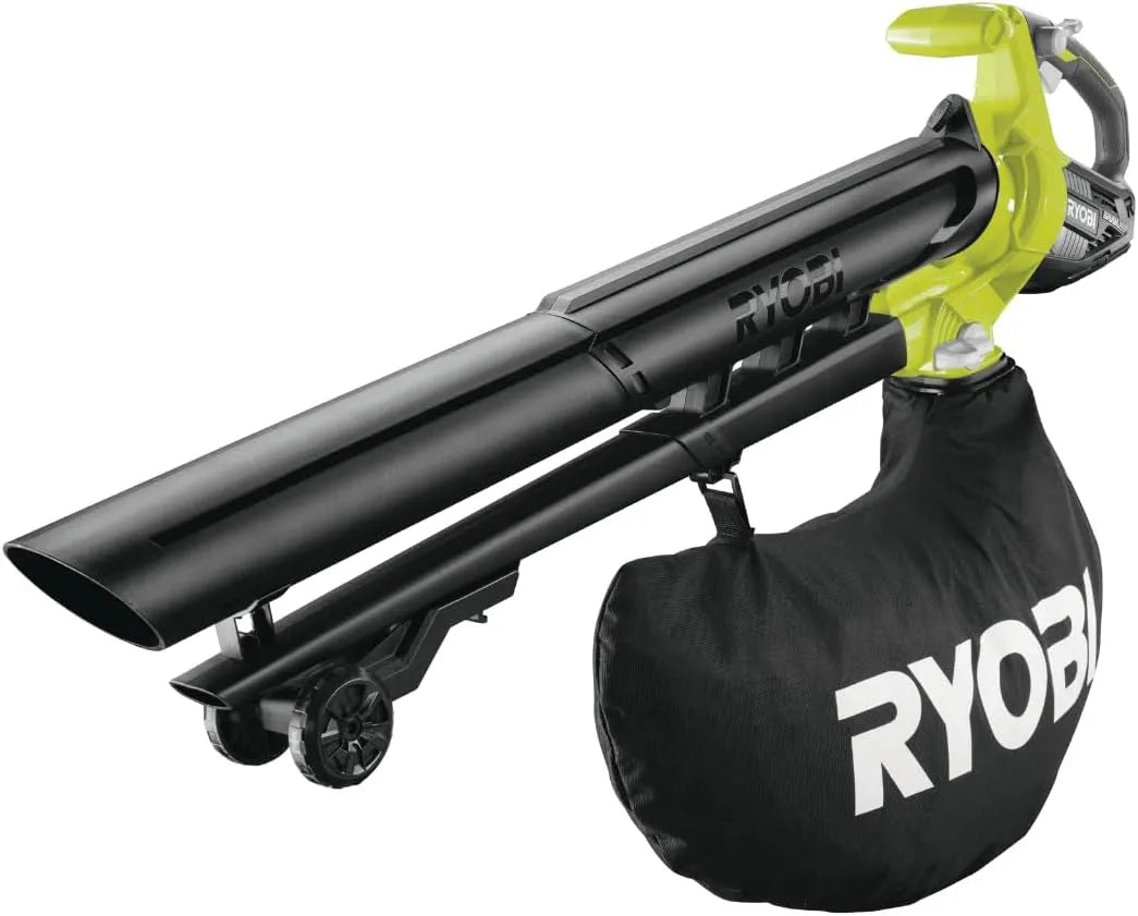 Ryobi OBV18 Soffiatore per foglie: ONE, a batteria, motore brushless, 2-in-1, 18V, per la lavorazione del metallo