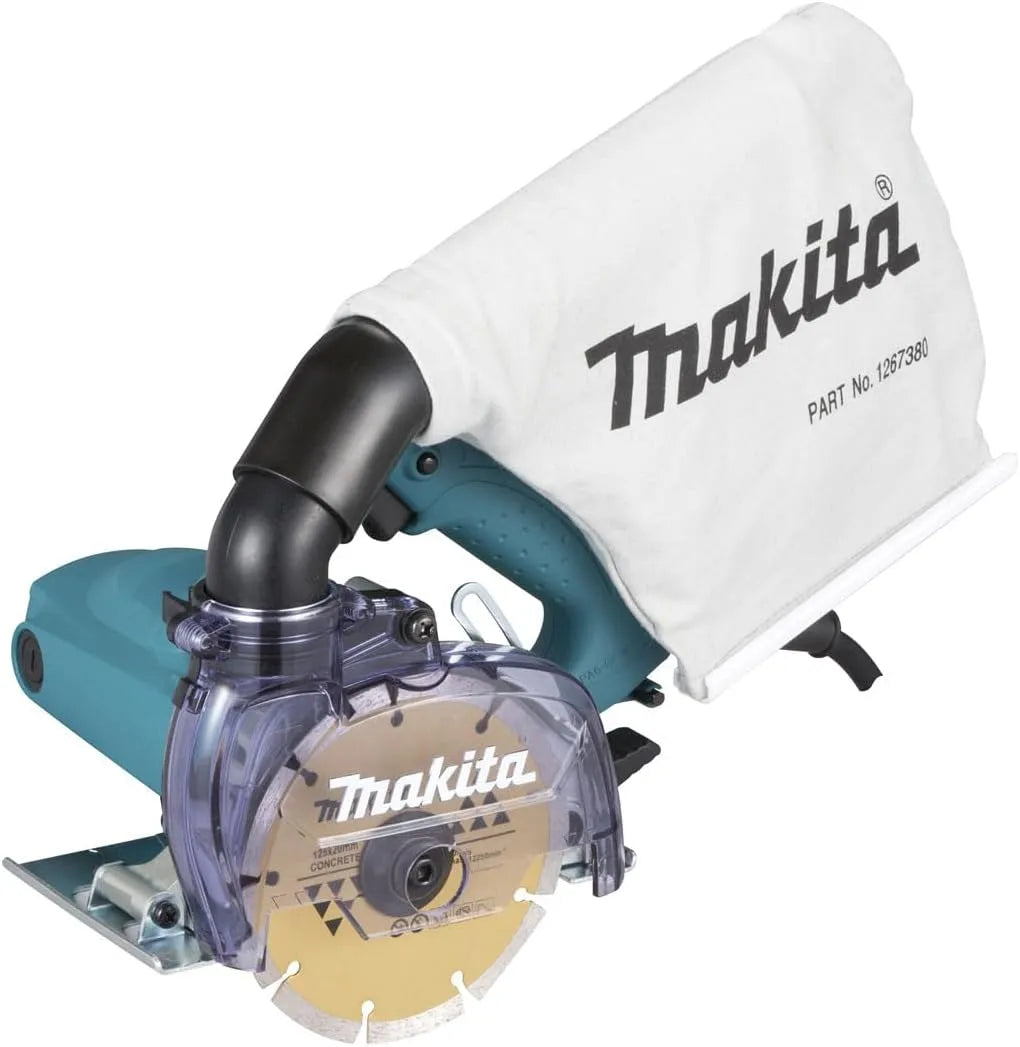 Makita Sega destinata a tagli controllati durante lavori di officina e montaggio DIAMANTATA 125MM 1400W: nero