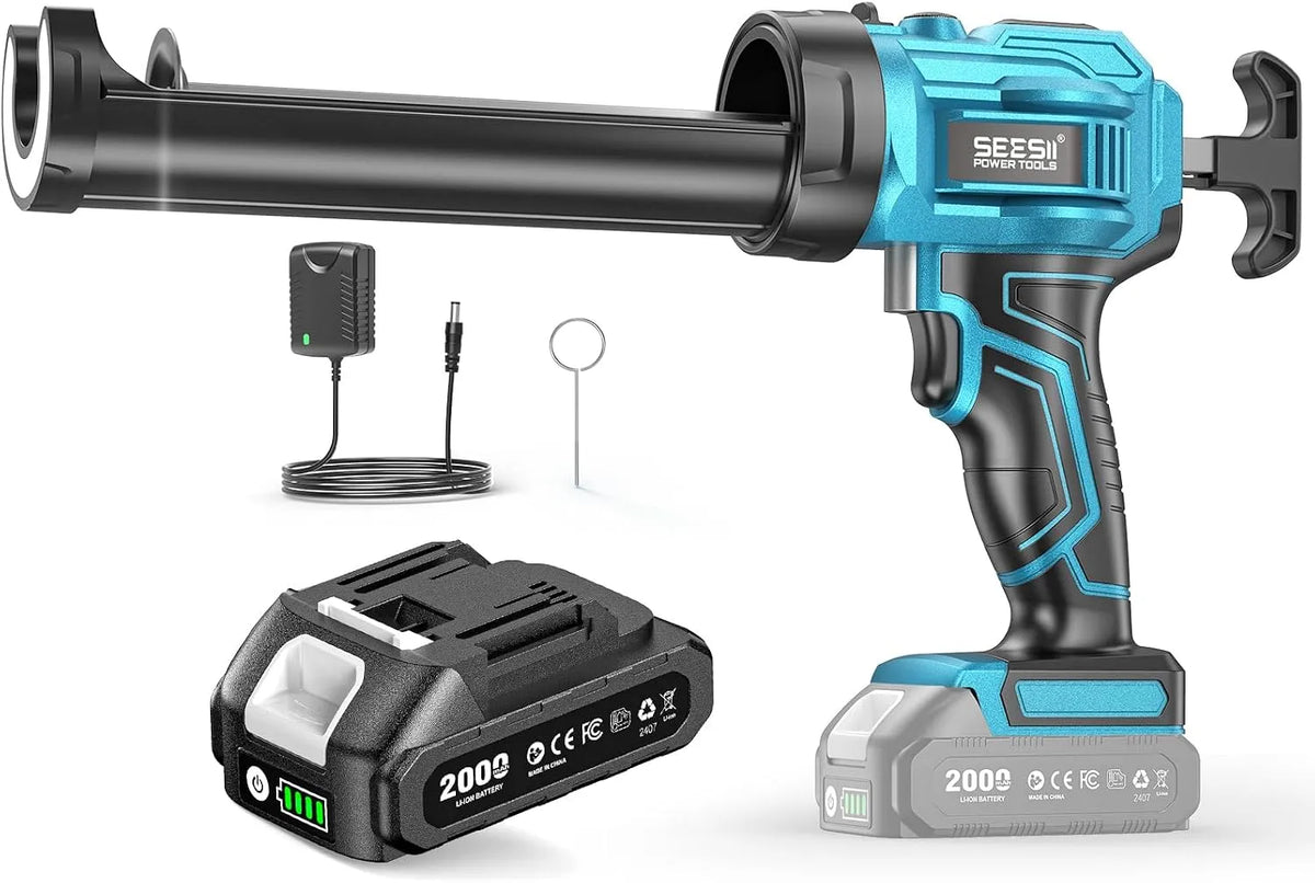 Pistola per Silicone a Batteria, in silicone, 21V, 300ml, 2.0Ah