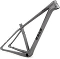 Telaio Hardtail MTB Carbonio 27,5/29 Pollici XC, Freni a Disco, Passaggio Interno Cavi, Grigio, 15/17/19 Pollici