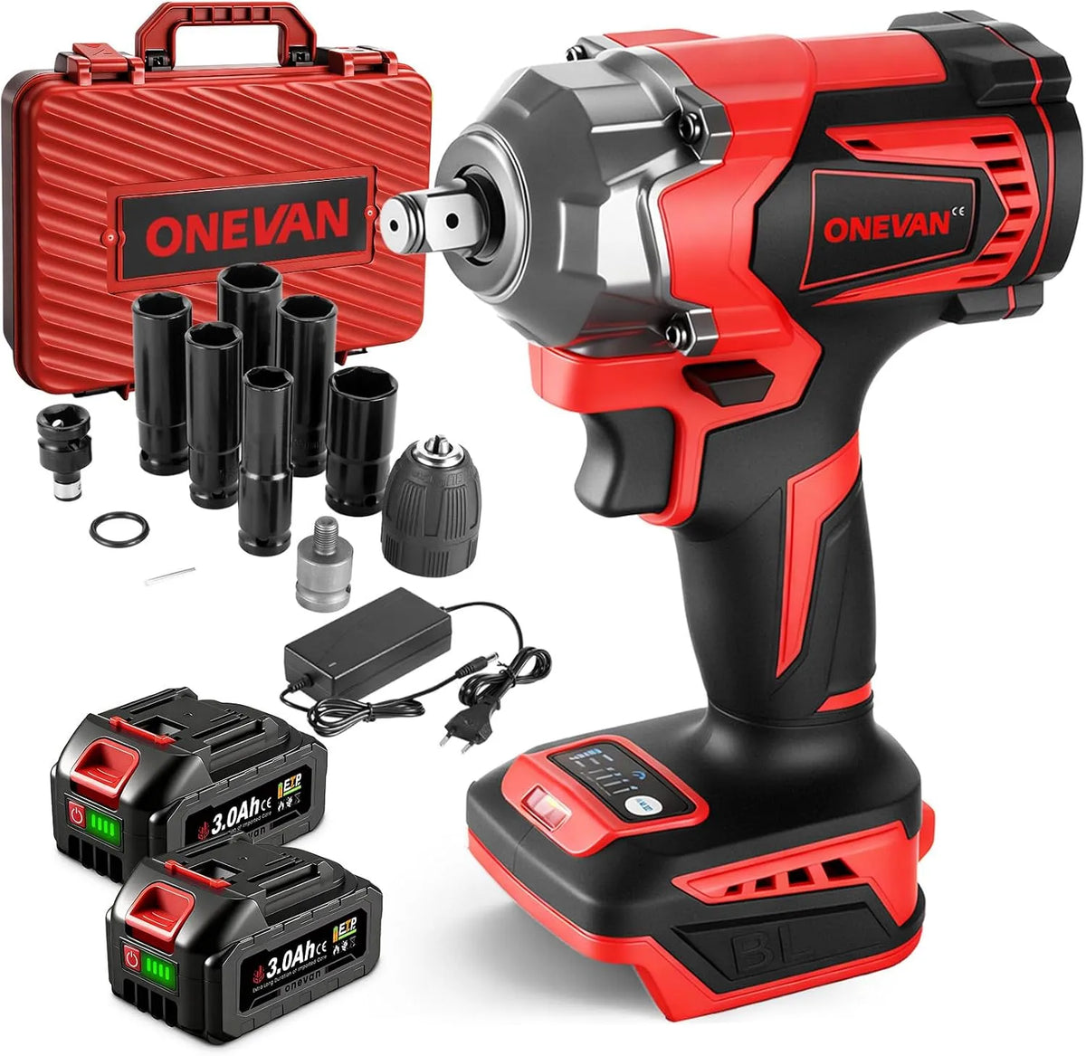 Avvitatore a impulsi e avvitatore a massa battente: a batteria, 700Nm