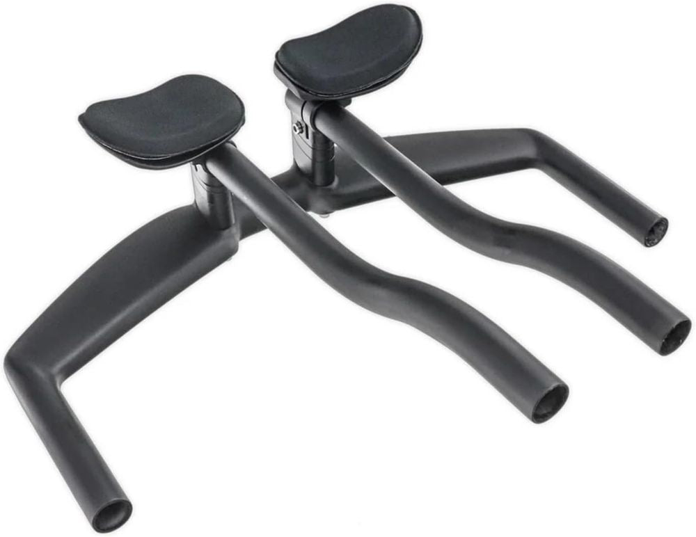 Manubrio Cronometrico in Carbonio per Triathlon 440mm Opaco