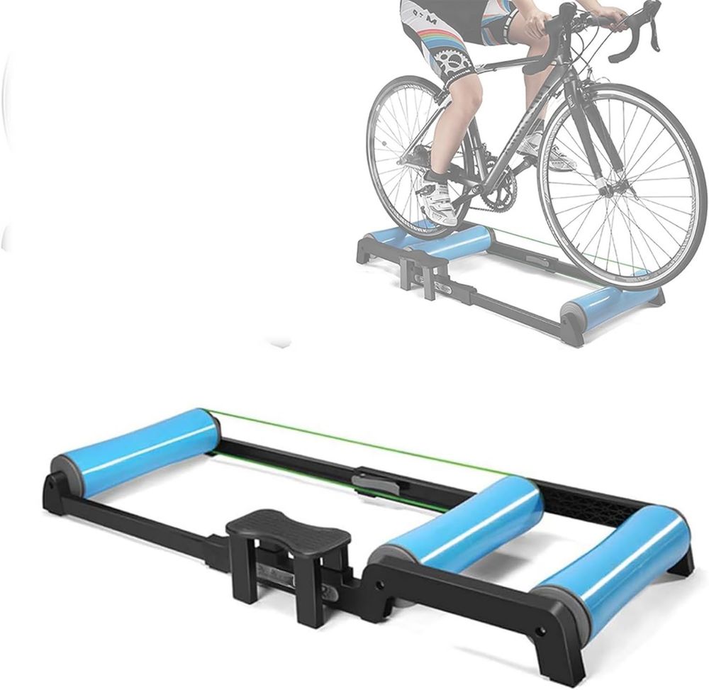 Rulli per ciclismo indoor, compatibili con bici da strada e mountain bike, attrezzi per allenamento a casa