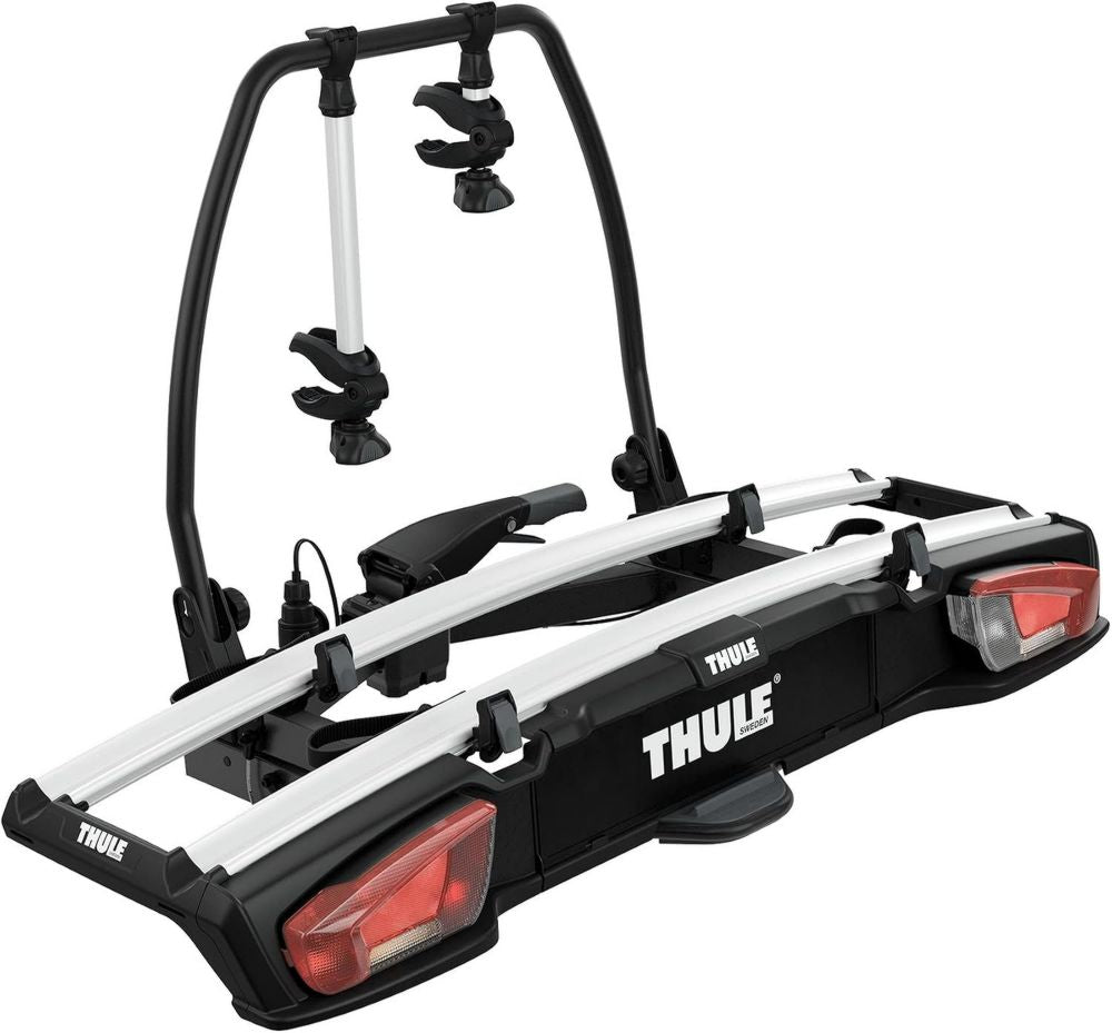 Portabici Thule Velospace XT per Gancio Traino, Alluminio/Nero, 2-3 Biciclette