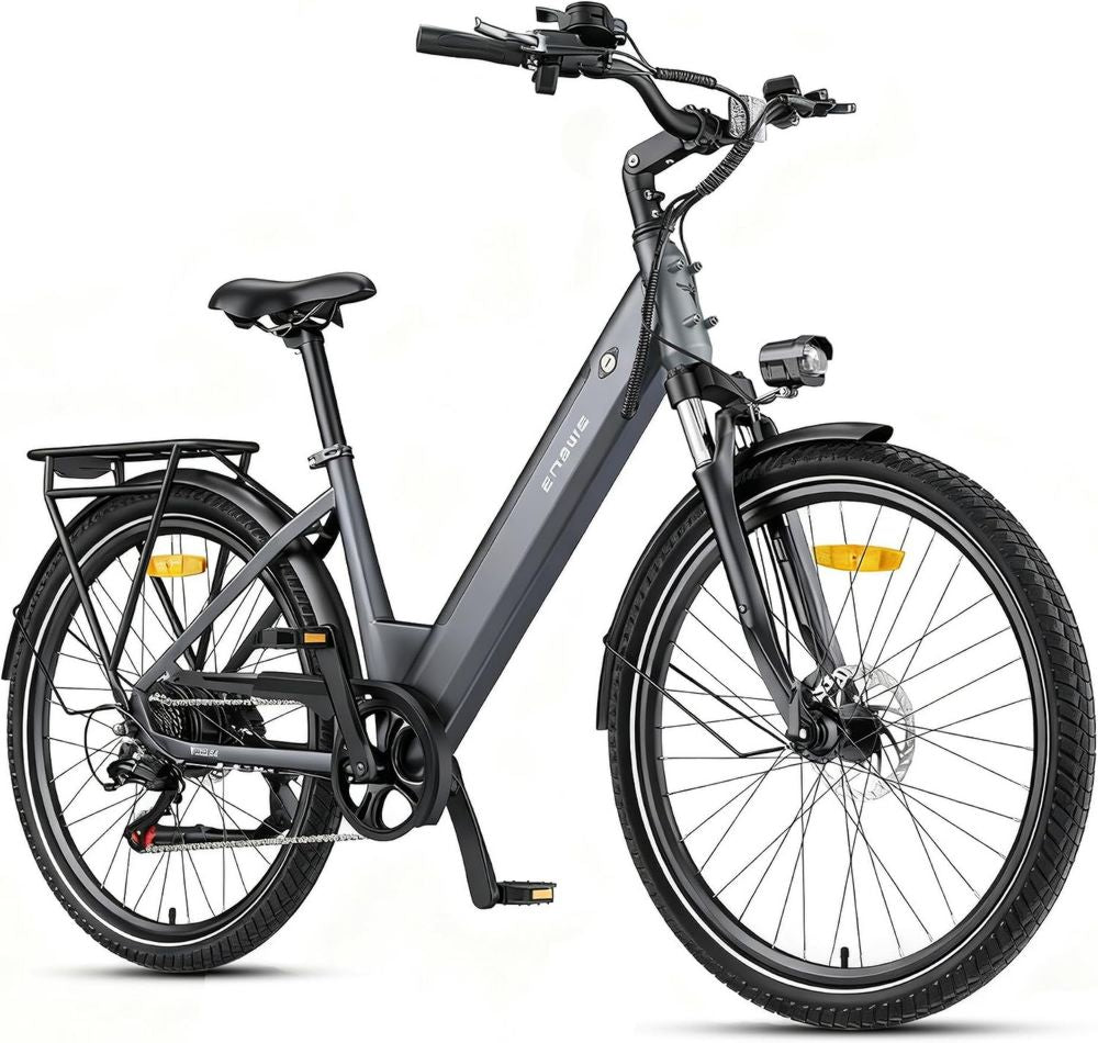 Bicicletta Elettrica Adulti ENGWE P275 SE, Batteria 36V 13Ah, Autonomia 120KM, Supporto APP e Navigatore, Freni Idraulici e Sensore di Coppia, 7 Marce, Ruote 27.5' x 1.75', Ideale per Pendolari