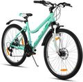 Bicicletta da Montagna 26' Donna, 18 Marce, Telaio Step-Through, Sospensioni Ammortizzate