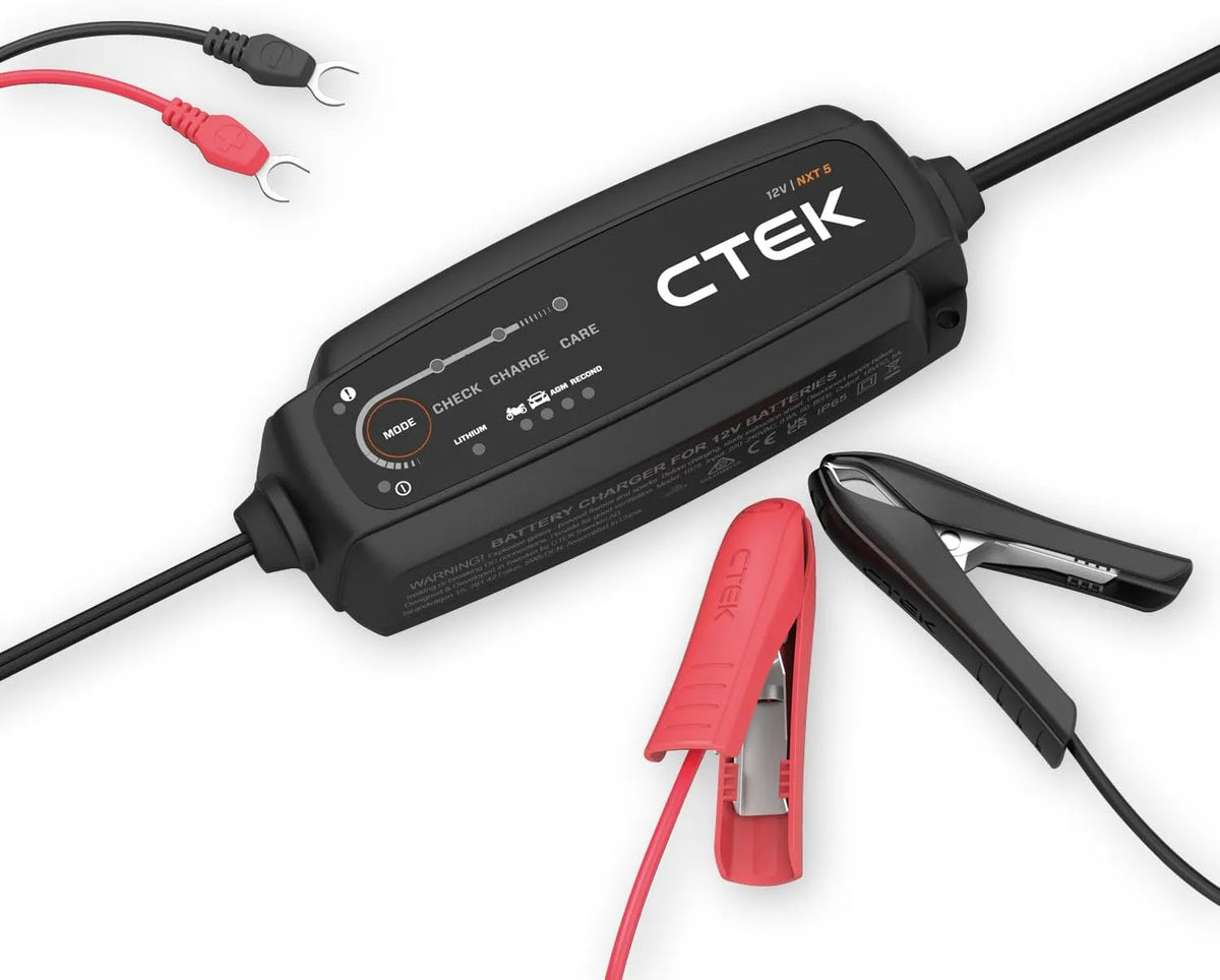 CTEK Caricabatterie intelligente e mantenitore di carica, 12 V, 5 A