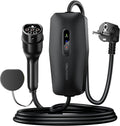 Cavo di ricarica Tipo 2 per auto elettrica e cavo EV Mode 3, 3,68kW, 16A, 5m, IP65, presa Schuko