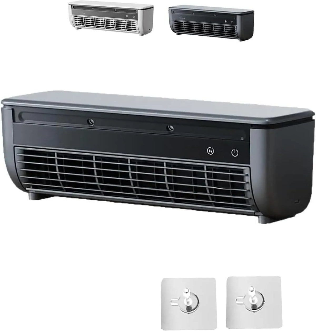 AC senza condotti portatile con telecomando, 13C Rapid Chill, batteria da 6000mAh, ventilatore silenzioso a parete 20W