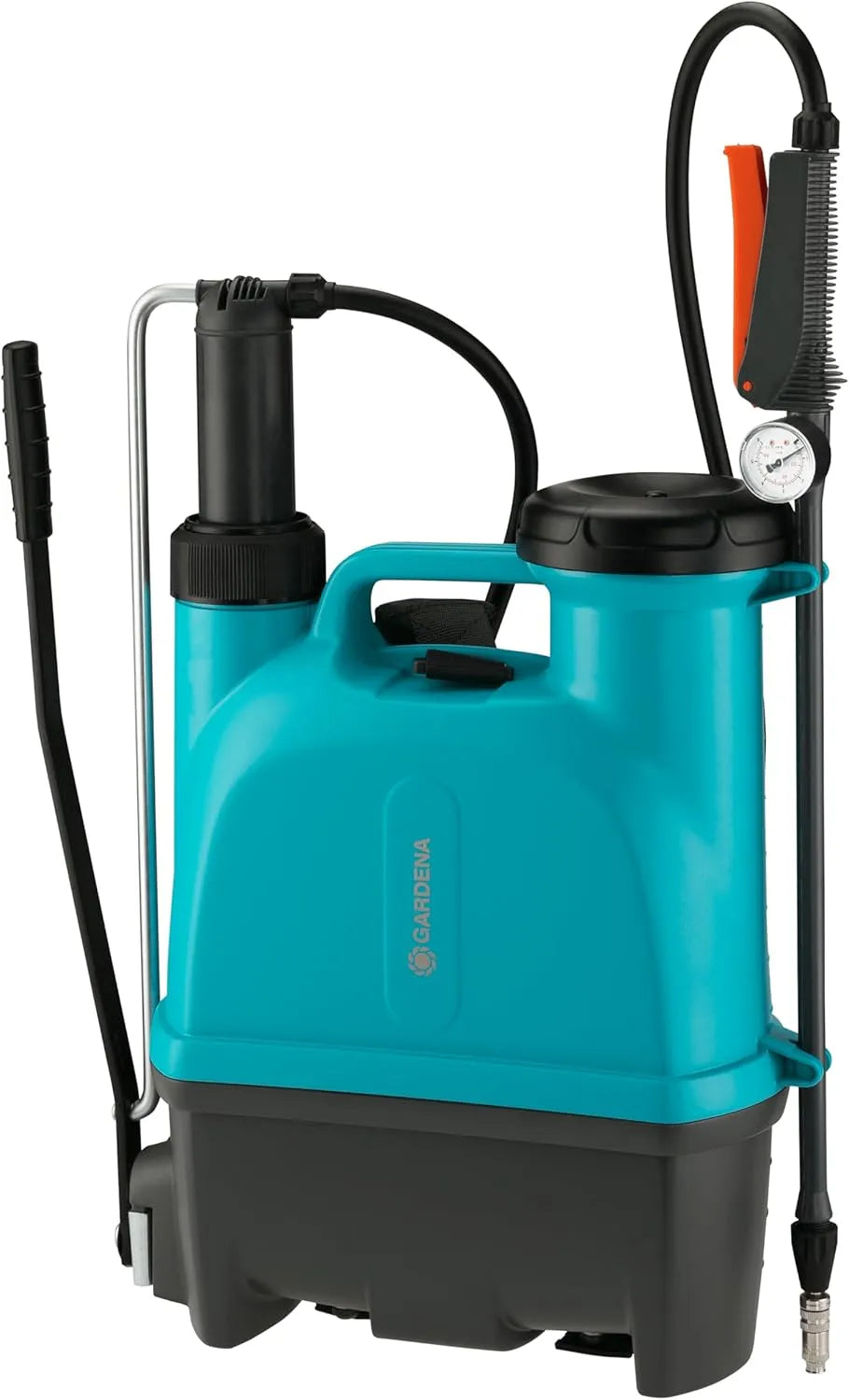 Gardena Irroratore a Spalla 12l Plus, Grande Apertura, Serbatoio di Forma ergonomica, irroratore a Pressione con Lancia telescopica