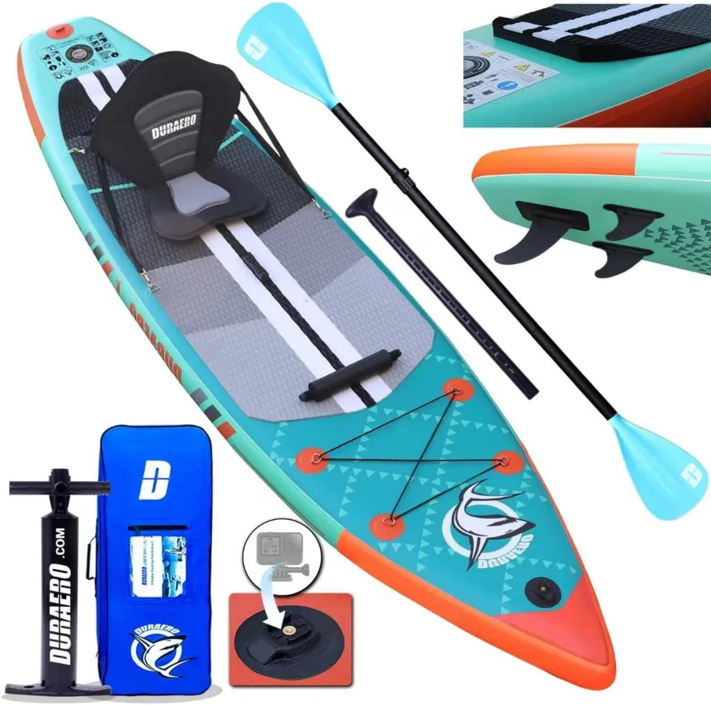 Tavola SUP Gonfiabile 330x76x15 cm con Accessori Completi e Ricarico 150 kg