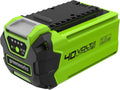 Batteria 40V 2Ah Greenworks per Attrezzi da Giardino, Ricarica Veloce, LED di Stato, Compatibile con Utensili 40V, Garanzia 2 Anni