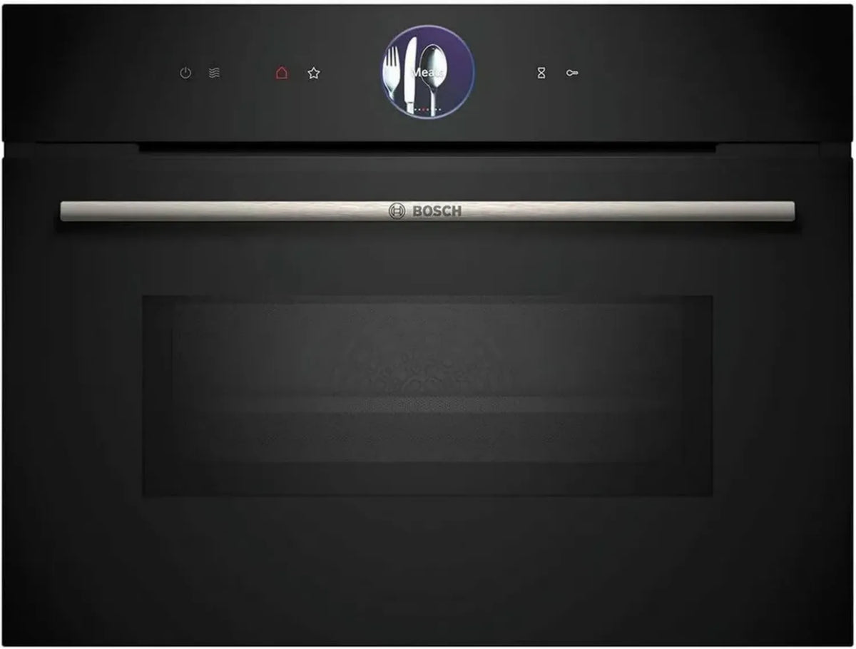 Forno compatto Bosch da incasso con microonde e Air Fry, 45x60 cm, nero, digitale, Made in Germany
