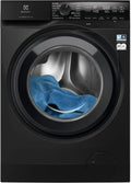 Lavatrice Frontale Electrolux Serie 700 SteamCare 8 kg, 1400 Giri/min, Nero, Classe A