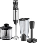 WMF Kult X - Frullatore a Immersione, 600W, Set da 5 Pezzi, Acciaio Inox Opaco