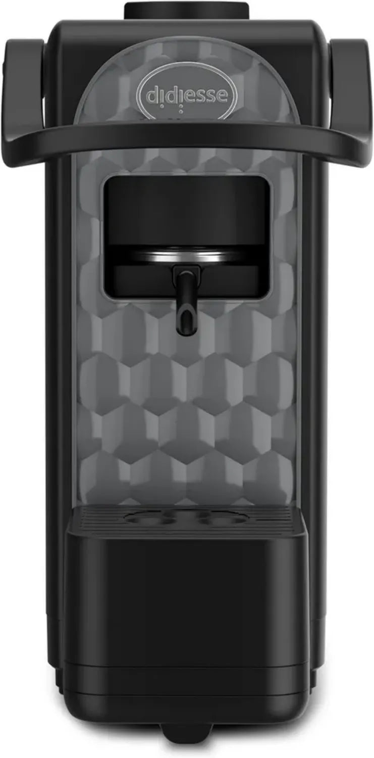 Didiesse Macchina per Caffè a Cialde, Espresso Intenso con Design Elegante, Serbatoio 1.3L, Efficienza Energetica 650W, Compatta e Leggera - Grigio