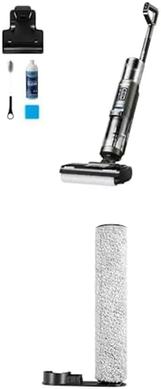 Eureka NEW430 Aspirapolvere e Lavapavimenti Cordless con Tecnologia Intelligente e Spazzola Extra