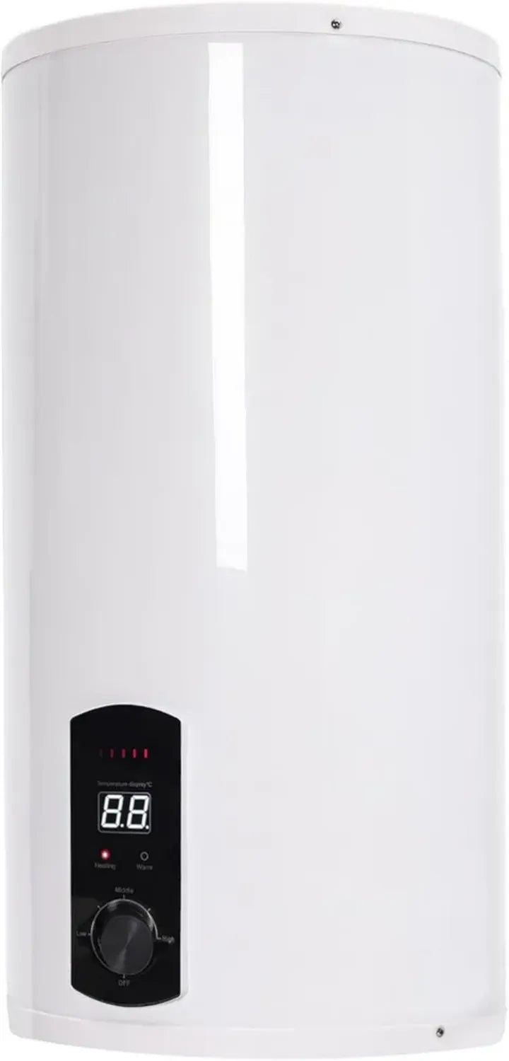 Scaldabagno elettrico compatto 80L 2000W, IPX4, termostato 25-75°C, con doccetta e rubinetto per bagno e cucina