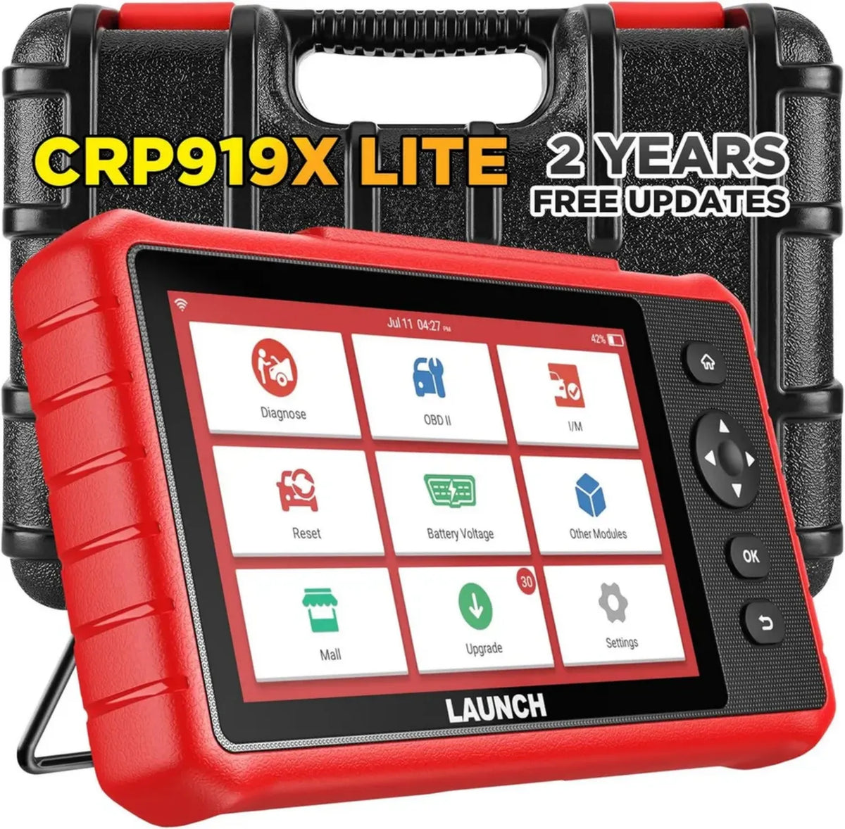 Scanner Diagnostico OBD2 LAUNCH X431 CRP919X Lite, Scansione Completa per Tutti i Sistemi con 32+ Servizi, AutoAuth FCA e AutoVIN, Aggiornamenti Gratuiti per 2 Anni
