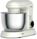 Impastatrice Multifunzione 1500W con Ciotola Acciaio 5L e Accessori, 10 Velocità, Silenziosa, Perfetta per Dolci e Salati