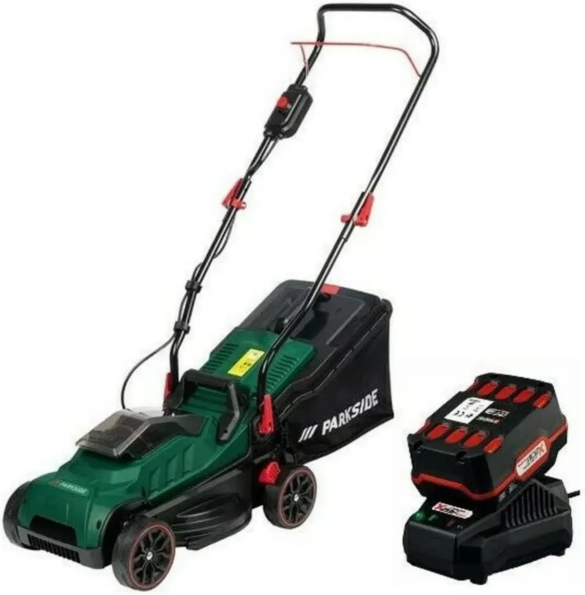 Tagliaerba a Batteria Parkside PRMA 20-Li con Batteria 4 Ah e Caricatore