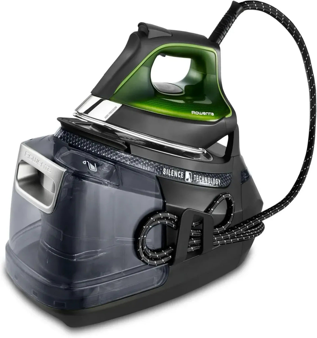 Rowenta DG9248 Ferro da Stiro Professionale con Caldaia Silenziosa, 8 Bar, 2800 W, Eco Intelligence