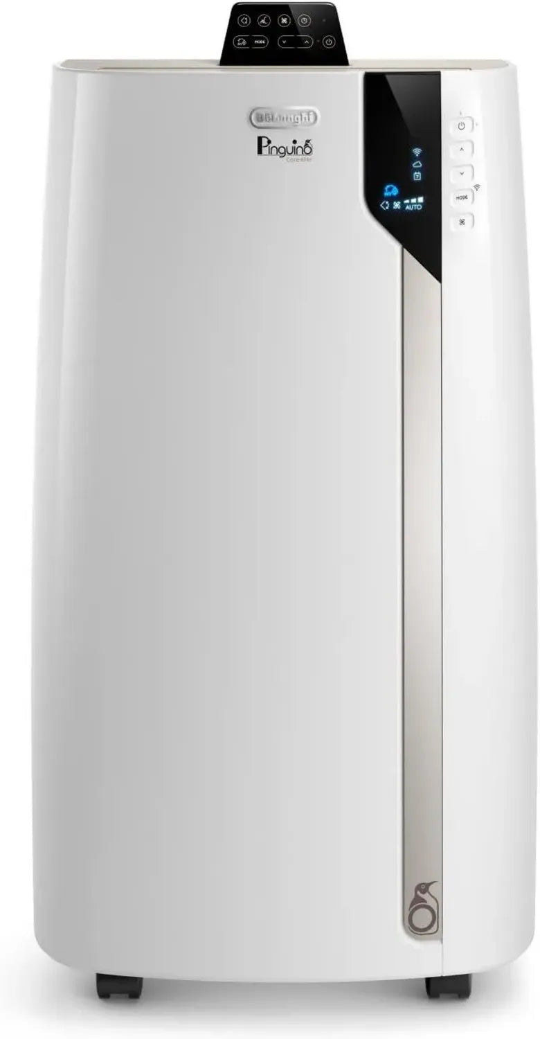 Climatizzatore Portatile De'Longhi Pinguino PAC EX130 CST WiFi, 13.000 BTU/h, Funzione Real Feel, Timer 24 Ore, Display LED, Classe A, Telecomando Smart, per Stanze fino a 120 m³, Bianco